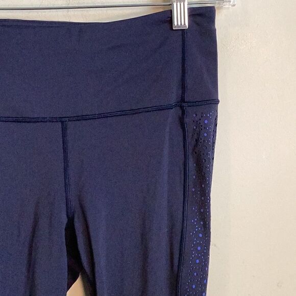 Lululemon Navy Blue Leggings 6 - Picture 2 of 7